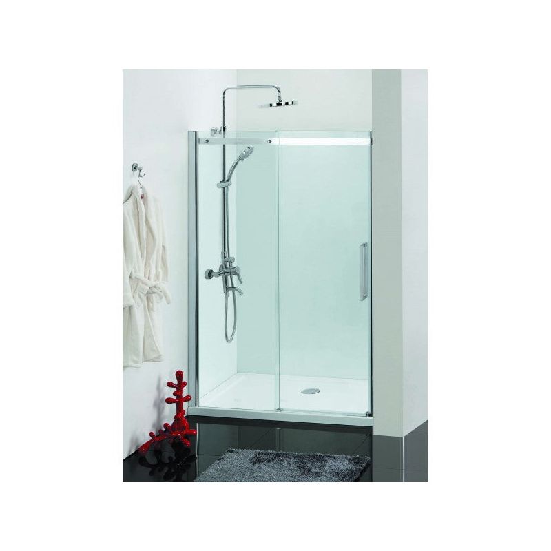 Schiebetüre chrom 117,5-119x195cm