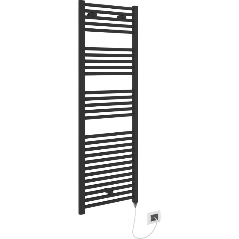 Kopalniški radiator E- Innsbruck Contract, črn mat 137,5x48cm
