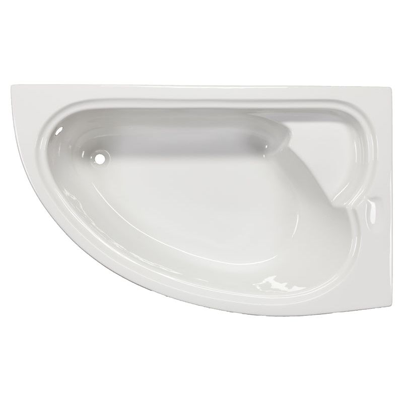 LIVERPOOL kopalna kad, 165x95x45,5cm, bela