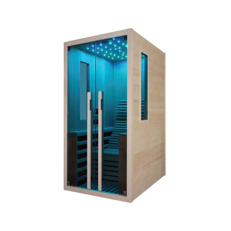 Sanotechnik - CARBON 1 Infrarotkabine für 1 Person 100x130x195 cm