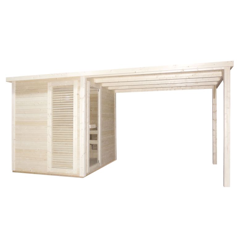 Sanotechnik - RAUMA Zunanja savna za 4–5 oseb 460 x 230 x 219,5 cm