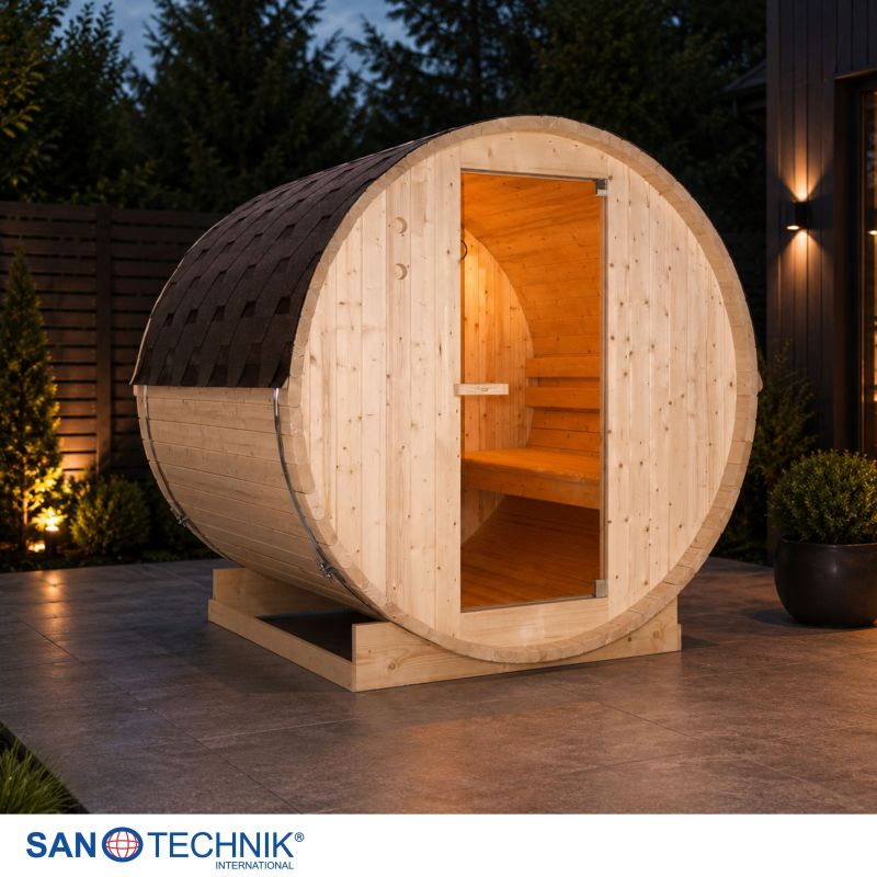 Sanotechnik - TROMSÖ L Außensauna für 4 Personen 189x180x191,5 cm