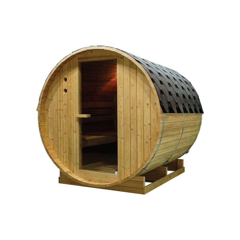 Sanotechnik - TROMSÖ XL Außensauna für 6 Personen 189x220x191,5 cm