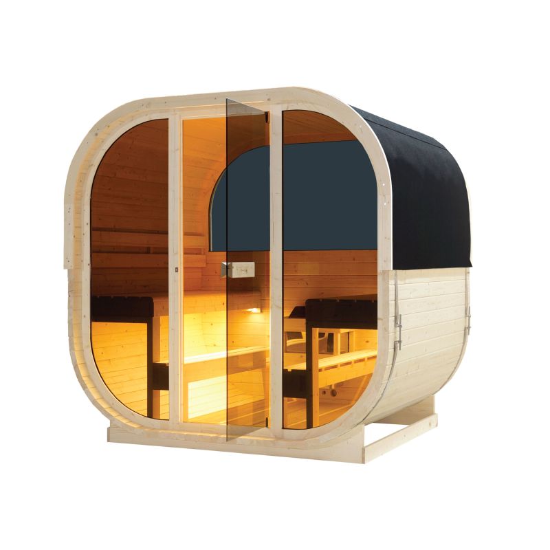 Sanotechnik - HANKO vanjska sauna za 6 osoba. 210x180x210 cm