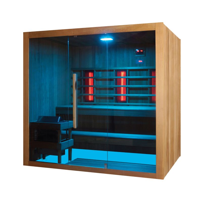 Sanotechnik - KOTKA Sauna+Infrarotkabine für 4-5 Personen 200x150x190 cm