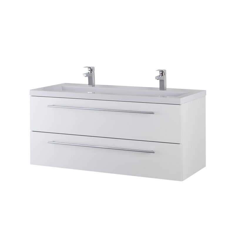 Sanotechnik - FIORA 120 WEISS - SET MÖBEL