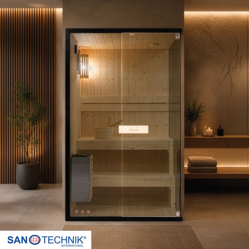 Sanotechnik - FALUN M Sauna za 2 osobe 120x120x200 cm