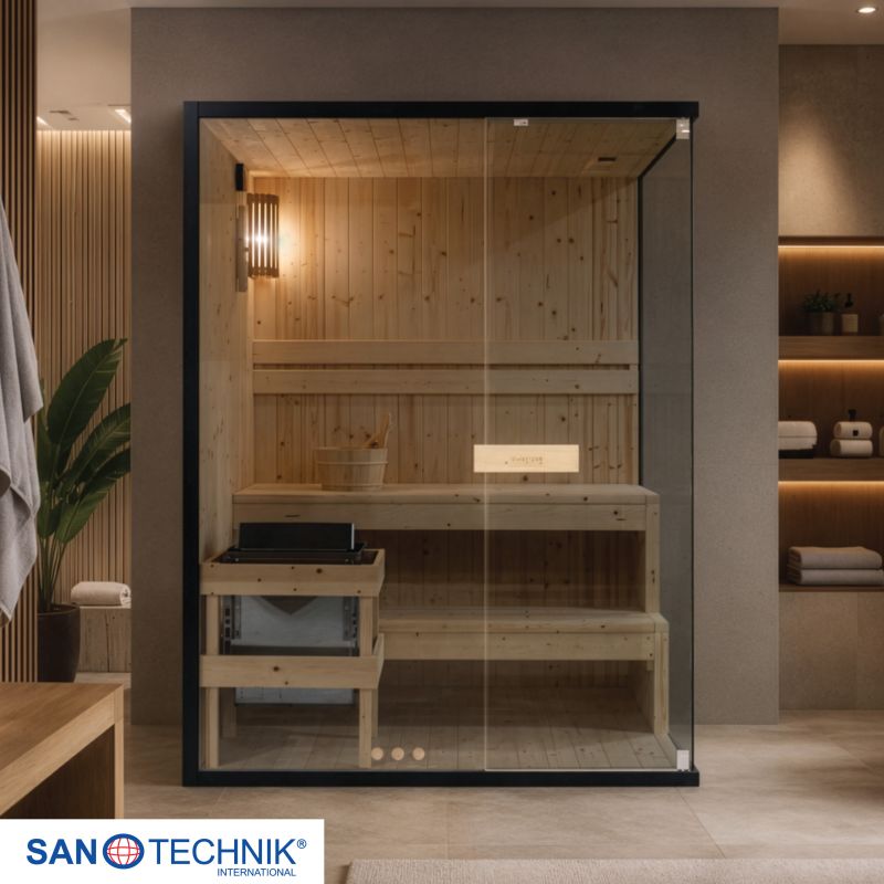 Sanotechnik - FALUN L Sauna za 2-3 osobe 150x120x200 cm