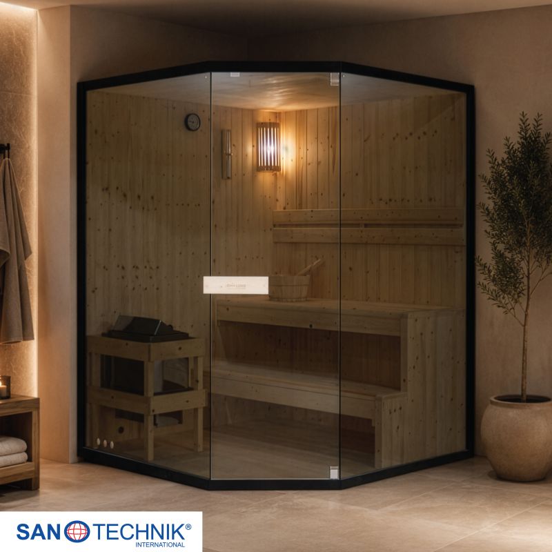 Sanotechnik - FALUN XL sauna za 2-3 osobe 150x150x200 cm