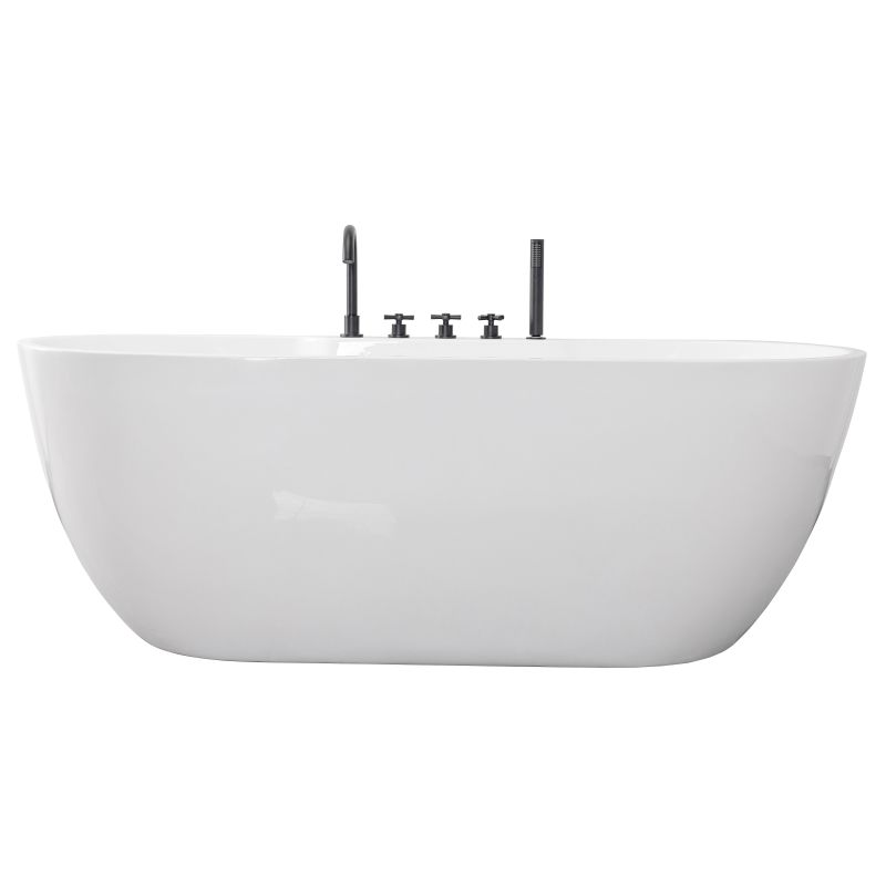 Freistehende Badewanne ARUBA Schwarz