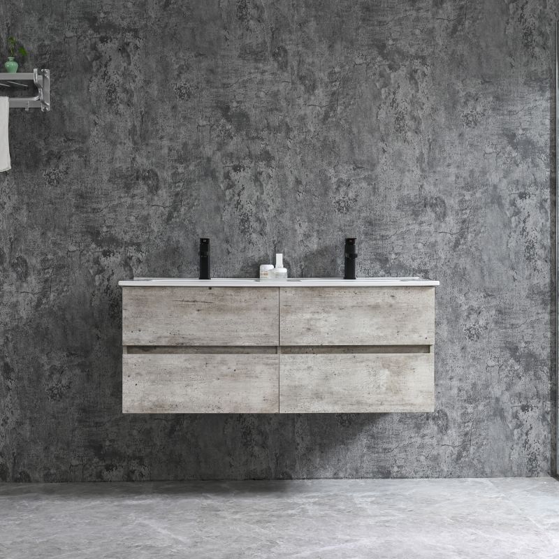 CORBO 120 függesztett alsóbútor, kerámiamosdóval, 4 fiókkal