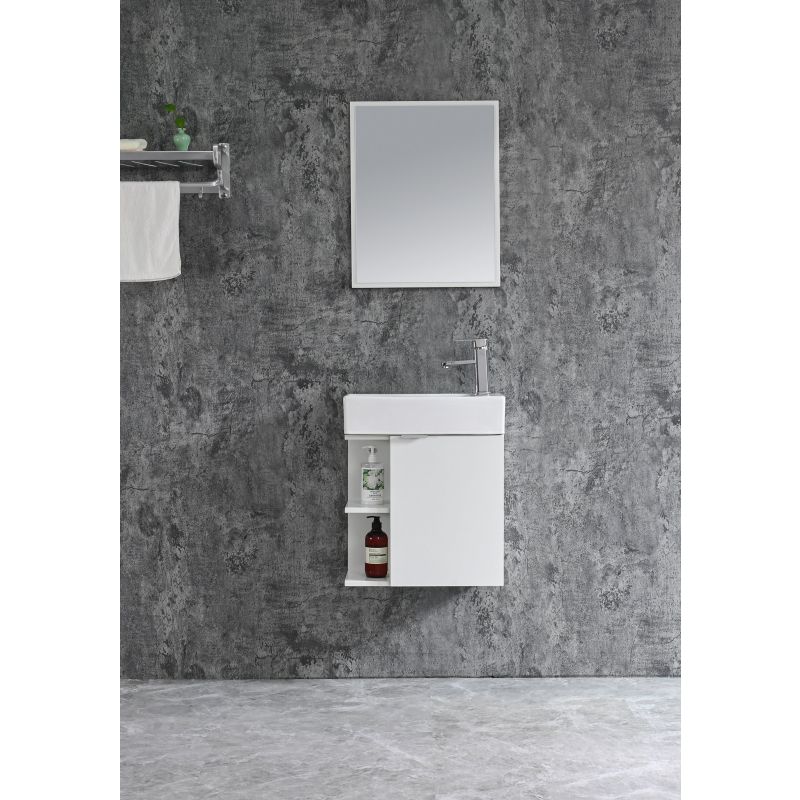 Kopalniški komplet Spring 50x60cm bela