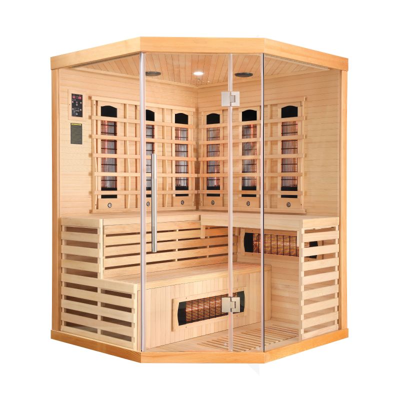 Sanotechnik - DELUXE Infrarotkabine für 3-4 Personen 150x150x200 cm