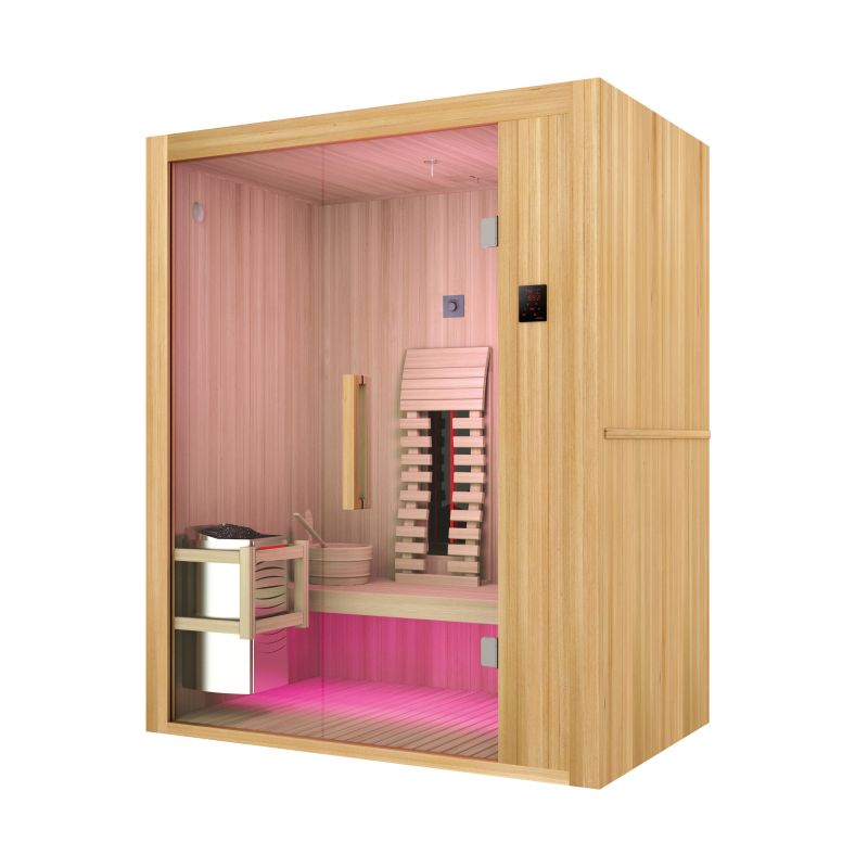 Sanotechnik - ALASKA Sauna+Infrarotkabine für 2 Personen 160x110x200 cm