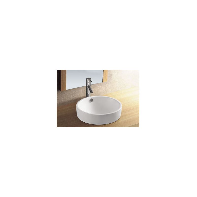 Sanotechnik - Keramik Aufbauwaschtisch 46x19x46cm