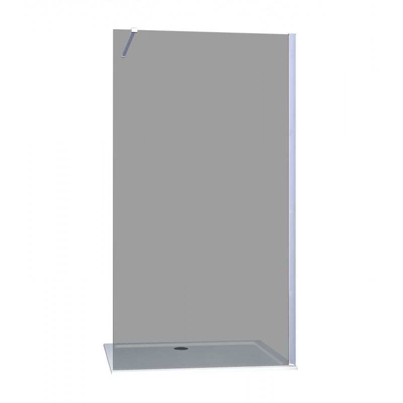 WALK IN GLAS DUNKLES GLAS 128x200cm