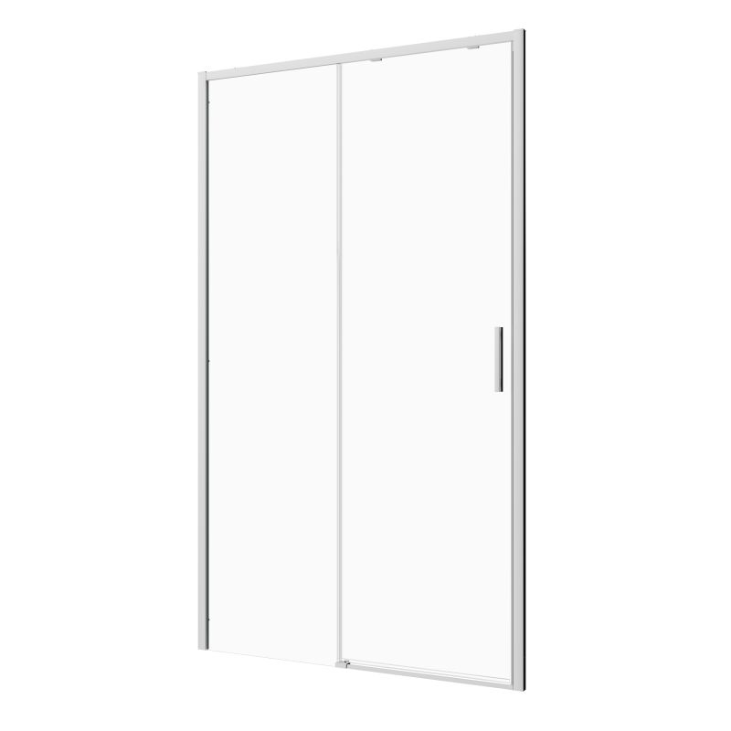 Drsna vrata krom 120x200 cm 6mm ESG Easy-Clean/Soft-Close