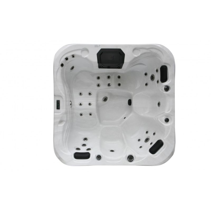 OUTDOORPOOL TAHITI +AD +ST sterling silver 200x200x88 cm