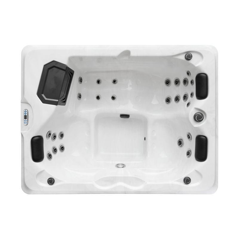 OUTDOORPOOL DIABLO +AD+ST  sterling silver 210x160x80 cm