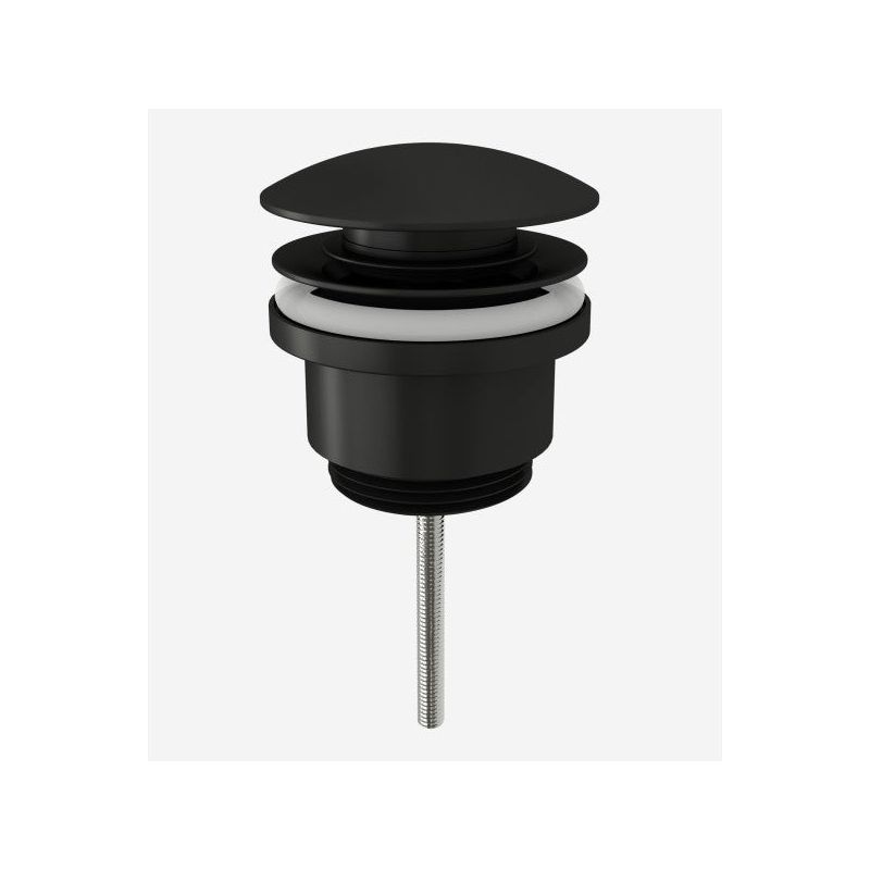 WT-Ventil Klick-Klack  schwarz 1 1/4 Höhe:78mm