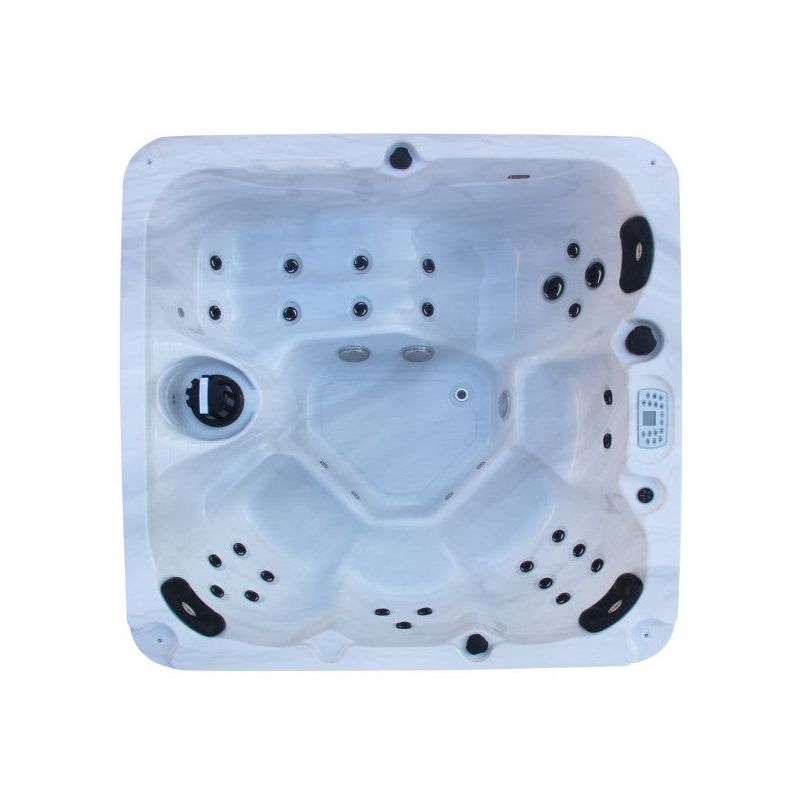 OUTDOORPOOL PALMA +AD +ST white 190x190x86 cm