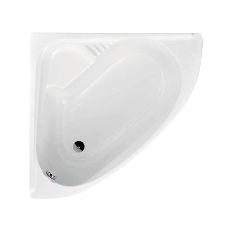 Kotna kopalna kad FIRENZE, 130x130x43cm, bela