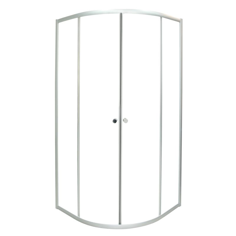 Sanotechnik - Runddusche m.2 Schiebet.chrom 89-90x89-90x190cm