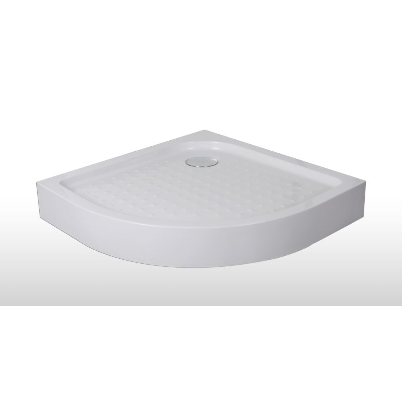 Sanotechnik - Polukružna tuš kada bijela 90x90x12,5cm