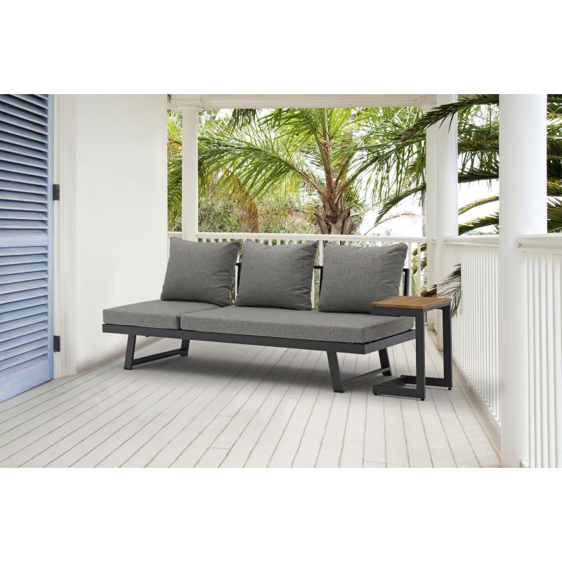 Alu Lounge garnitura BILBAO s mogućnošću podešavanja.