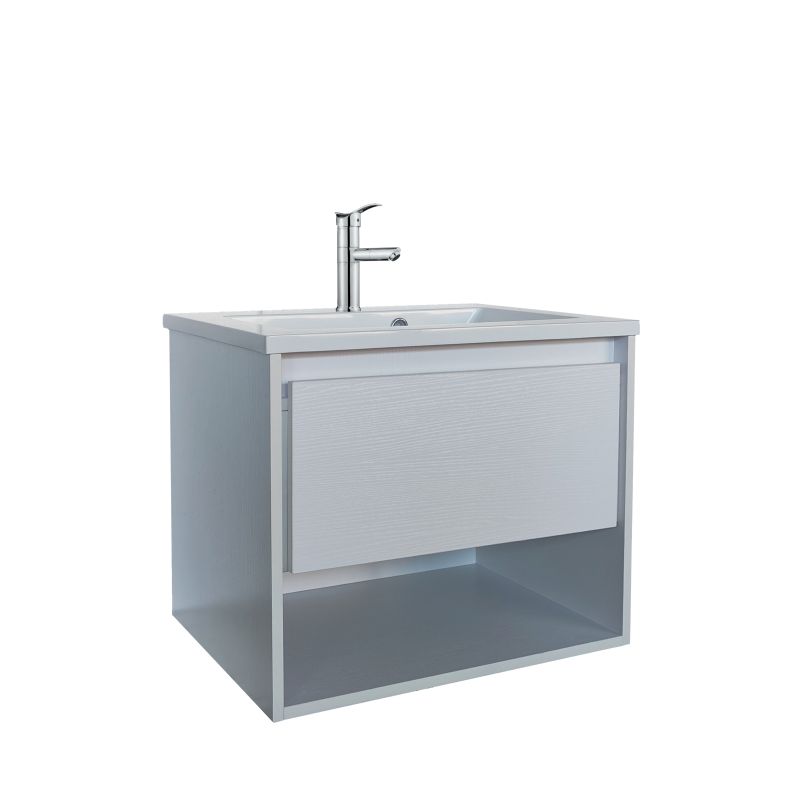 Kopalniška omarica SOHO 60x48cm bela