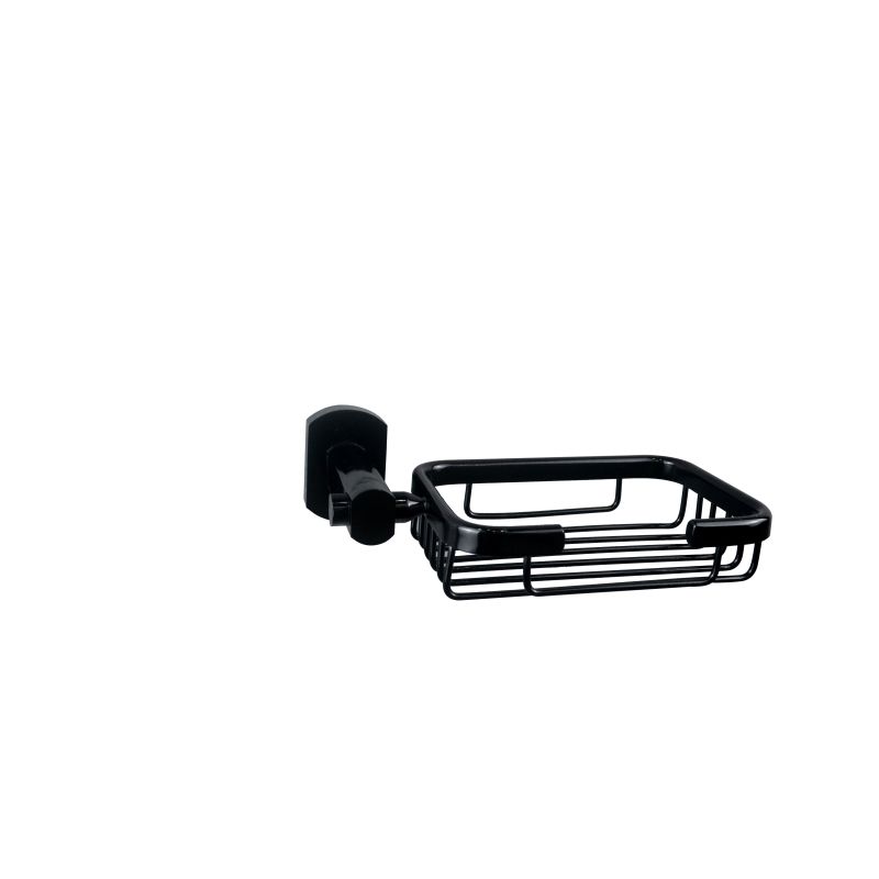 Košarica za milo mat črna