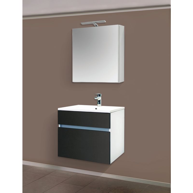 Omarica za umivalnik STELLA 80 ANTRACIT