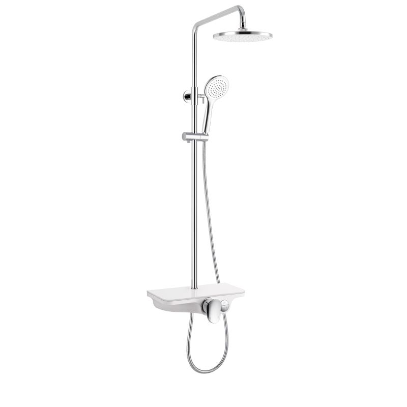 Überkopfbrausestangen Set weiß