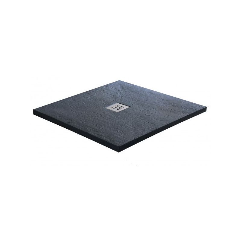 Sanotechnik - Kotna tuš kad KRETA siva 90x90cm