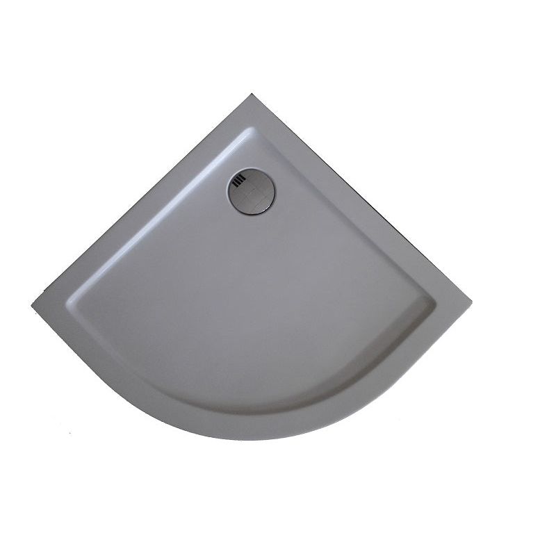 Rund-Brausetasse ZEUS 90x90x4cm weiß