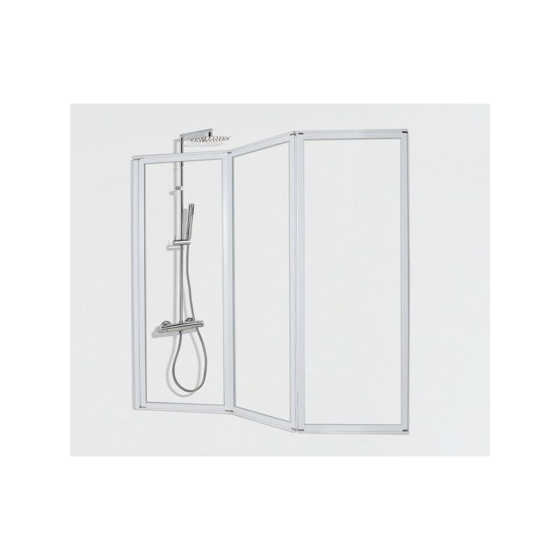 Stena kopalne kadi 130x121cm 4mm steklo