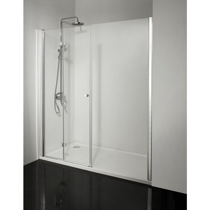 Smartflex csuklóajtó 100 cm, balos, króm