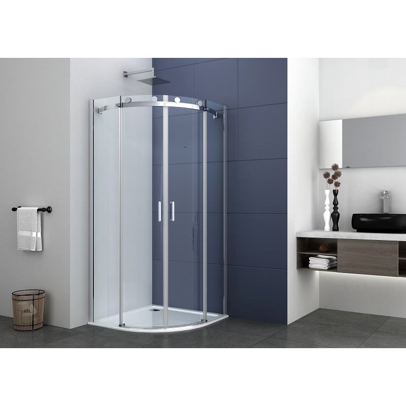 *Kör zuhany 6 mm, króm 88,5-90x88,5-90x195 cm