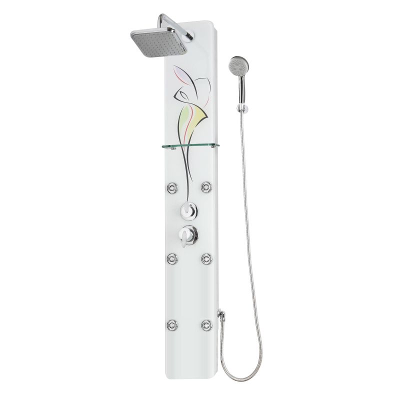 Tuš masažni panel CASTELO steklo