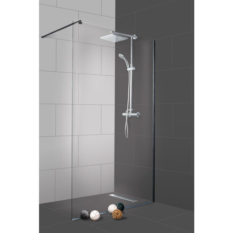 Pregradna stena za tuš 98-99x195cm