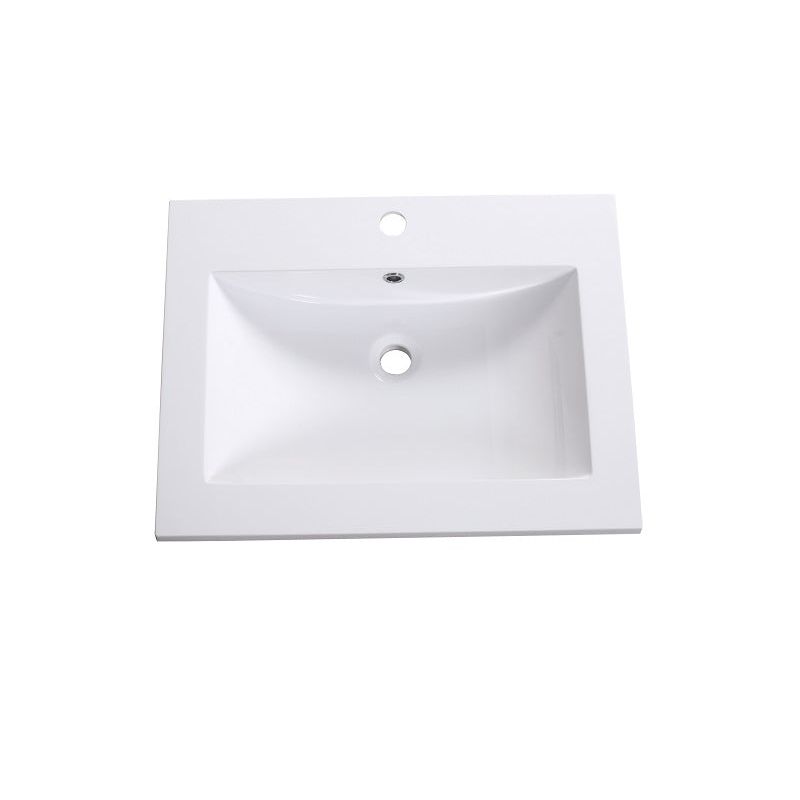 Waschtisch aus gegossenem Marmor