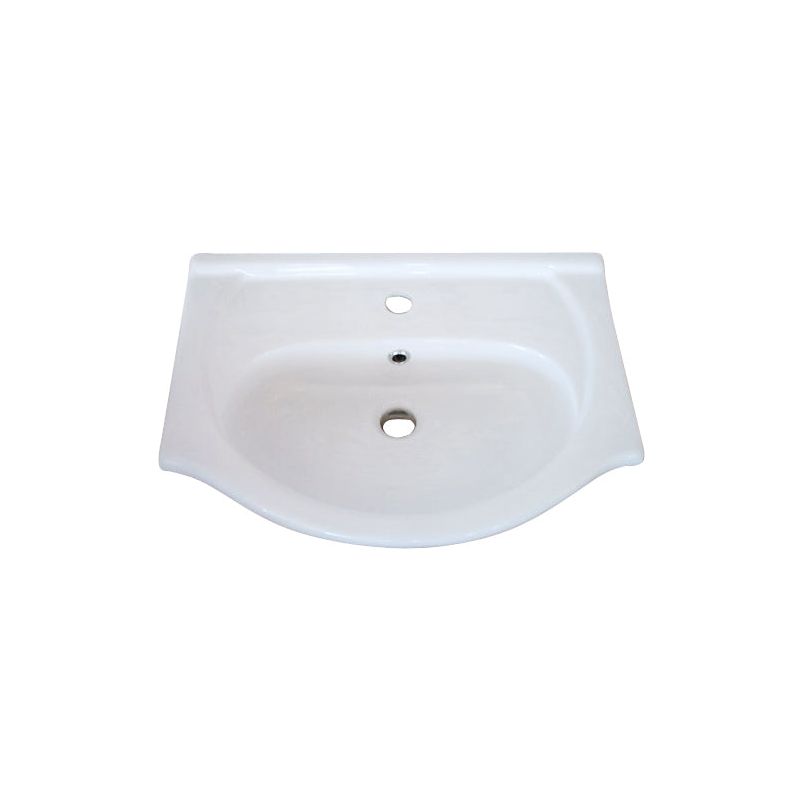 Sanotechnik - Kerámiamosdó, ráépíthető, szárnyas 55 cm