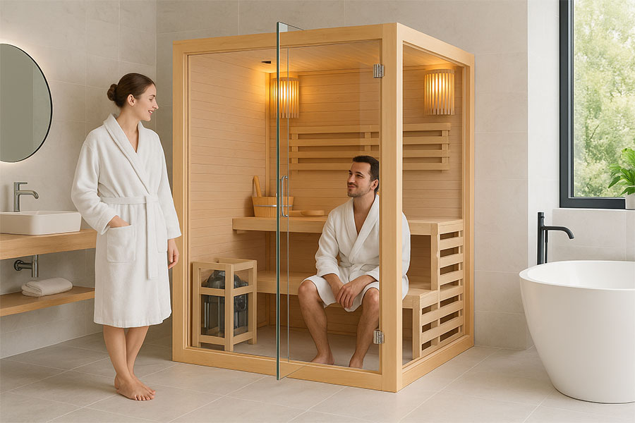 Saunieren und Home-Wellness
